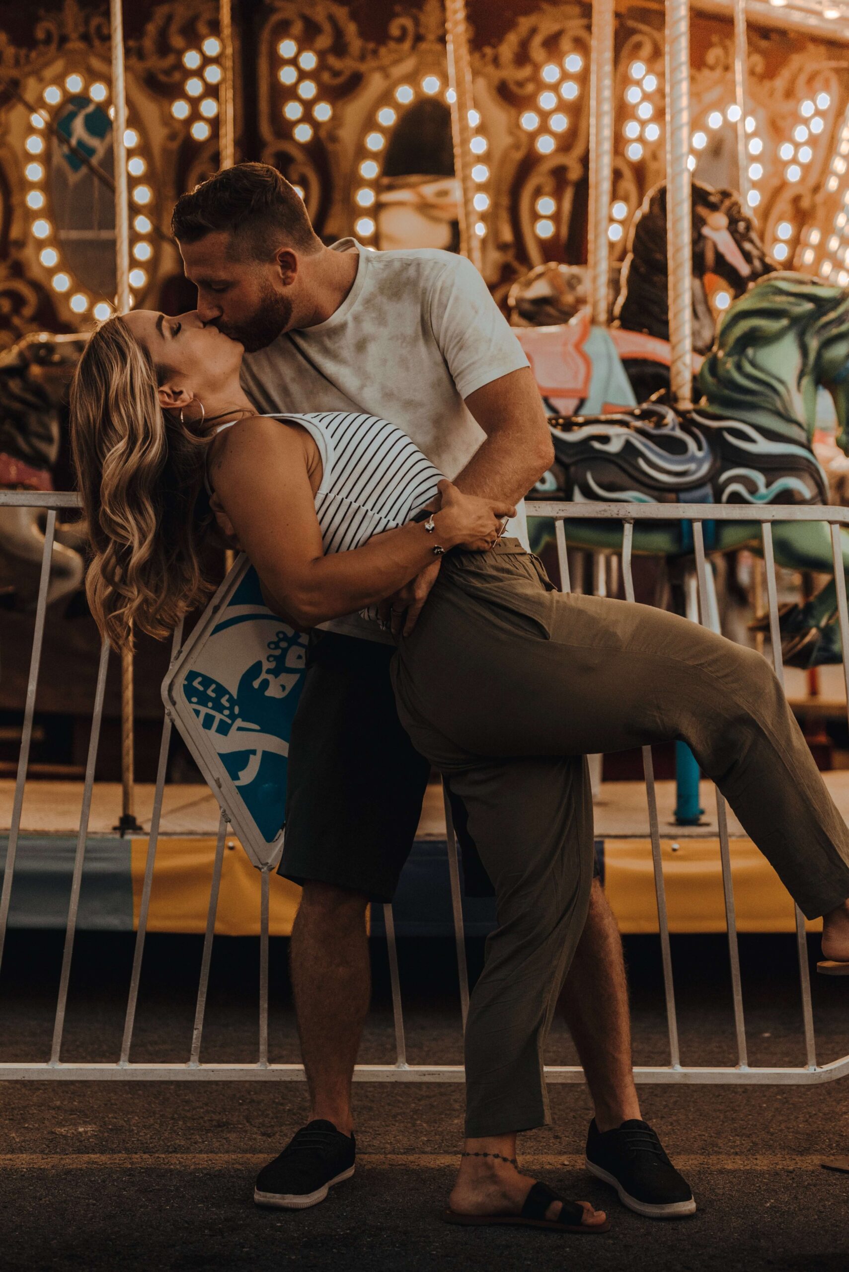 Fairground shoot with Barbara & Zac